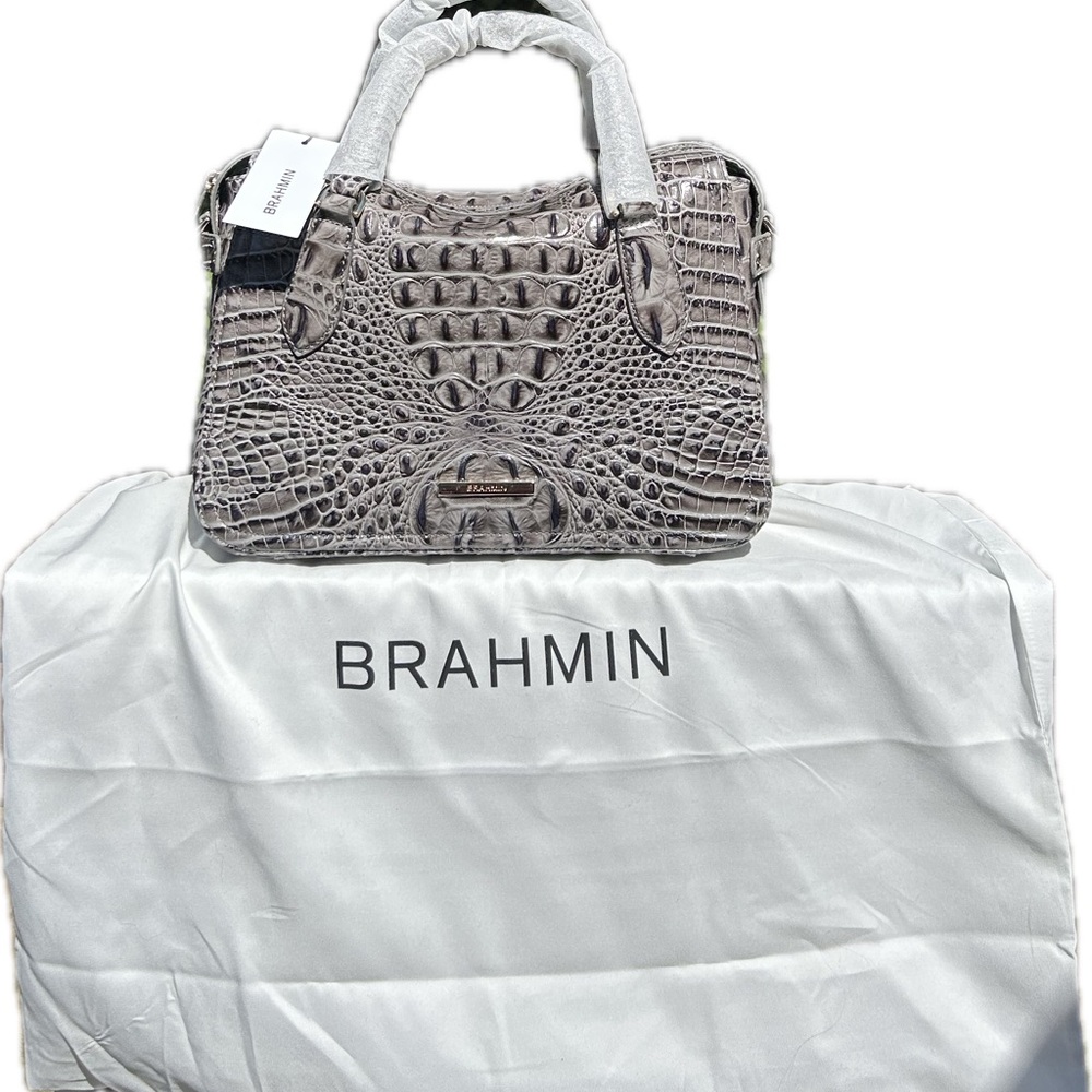 Brahmin 👜 Micaela Charcoal Zinnia. NWT - Picture 2 of 11